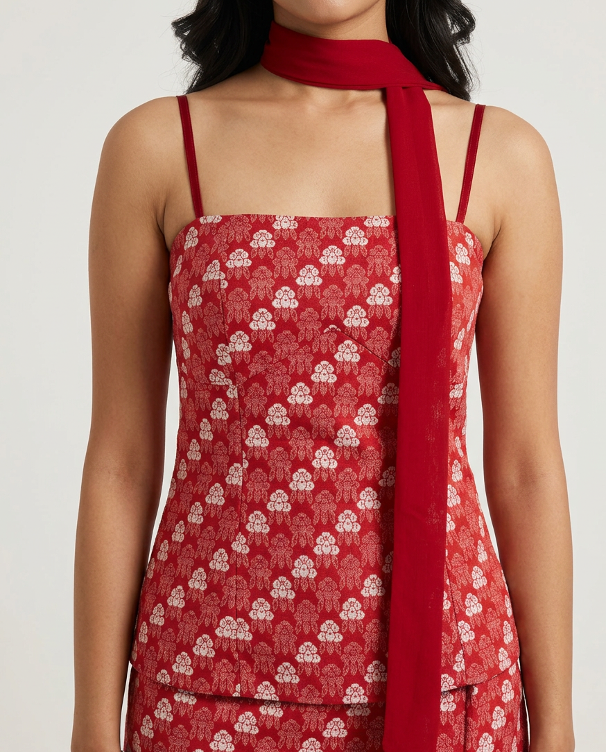 Shailija Corset top + shawl